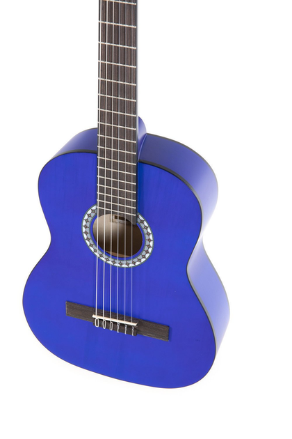 Классическая гитара Gewa Basic 1/2 Transparent Blue - изображение 4