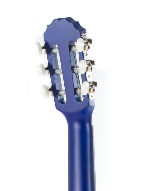 Классическая гитара Gewa Basic 1/2 Transparent Blue - изображение 7