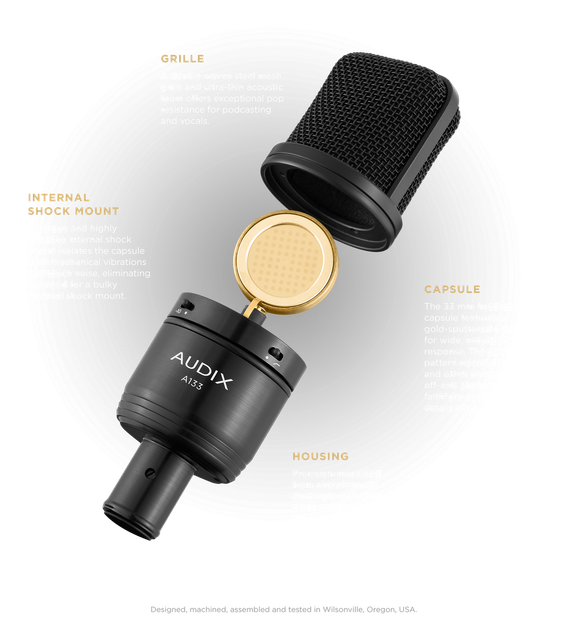 Микрофоны шнуровые Audix A133 - изображение 3