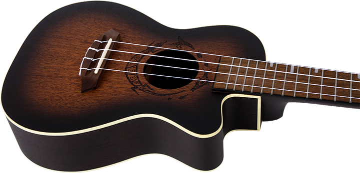 Электроакустическая укулеле Flight DUC380 CEQ Amber Concert - изображение 3