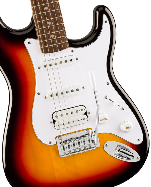 Электрогитара Squier by Fender Affinity Series Stratocaster Junior HSS 3-Color Sunburst - изображение 3