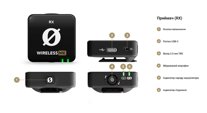 Микрофонна радіосистема Rode Wireless ME - изображение 6