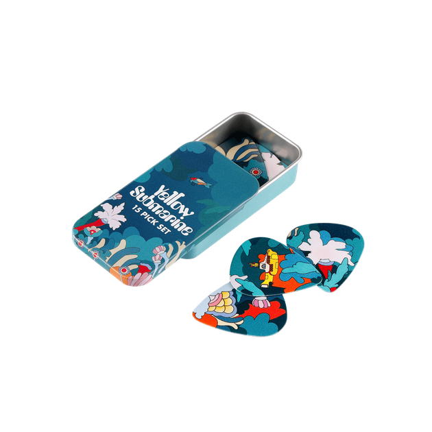 Набор медиаторов D'Addario 1CWH4-10B9 Yellow Submarine 55th Anniversary Guitar Picks - Under the Sea - изображение 2