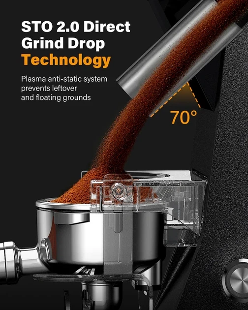 Электрическая кофемолка SHARDOR 64 mm Burr Coffee Grinder с LED-дисплеем (3063409016) - Фото 8 Электрическая кофемолка SHARDOR 64 mm Burr Coffee Grinder с LED-дисплеем (3063409016) - изображение 8