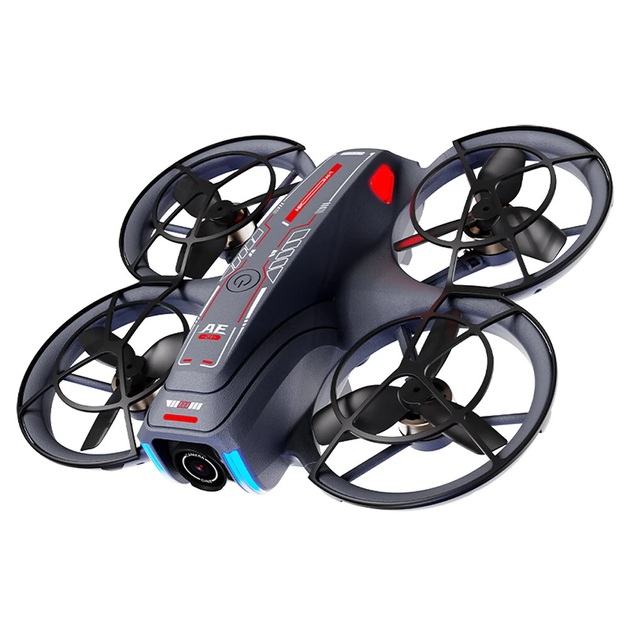 Квадрокоптер AE21 с пультом с экраном 4.3", FPV дрон, камера 480P, до 100 м, бесколлекторная, с камерой - изображение 4