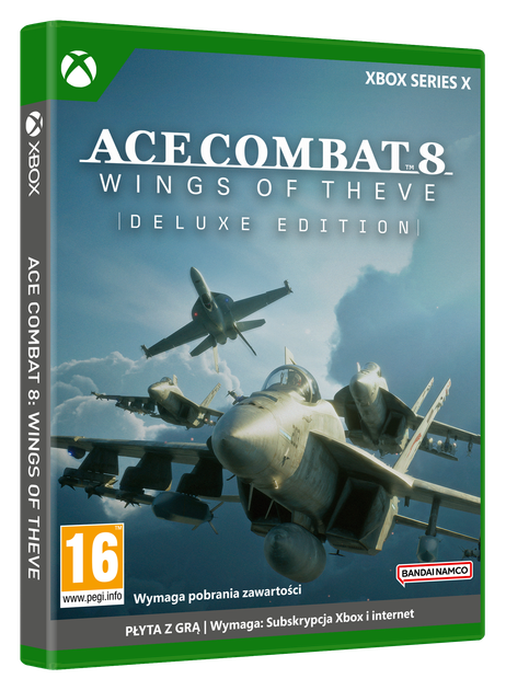 Гра XSX Ace Combat 8: Wings of Theve Deluxe Edition (Blu-ray диск) (3391892042832) - Фото 2 Гра XSX Ace Combat 8: Wings of Theve Deluxe Edition (Blu-ray диск) (3391892042832) - зображення 2