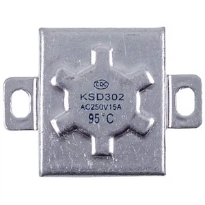 Термозапобіжник KSD302 95 °C 15 A квадратний для бойлера Thermex - зображення 3