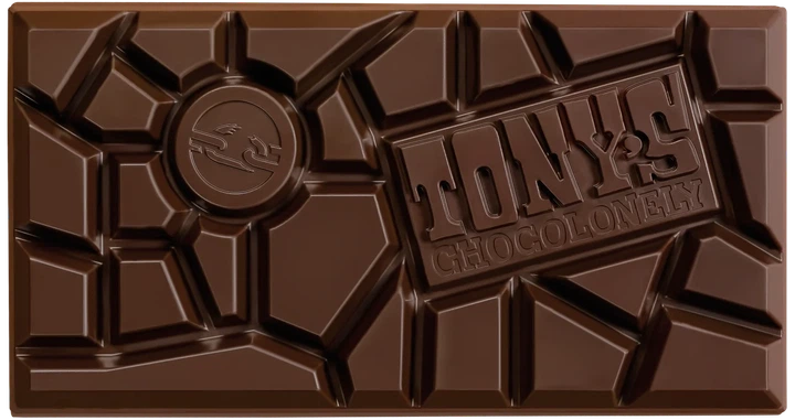 Шоколад темный Tony's Chocolonely с миндалем и морской солью, 180г (Нидерланды) - изображение 3