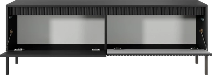 Тумба под ТВ Perfect Home Senso 2D/153 153.5x39.5x53.4 см, 2-дверная Черный (000012376682) - изображение 4