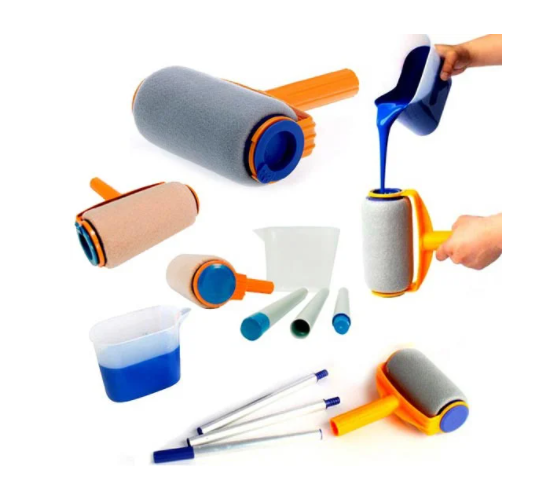 Валик для покраски Painter Roll Facil экономичный, с встроенным баком-резервуаром для заливки краски и складной ручкой - изображение 2