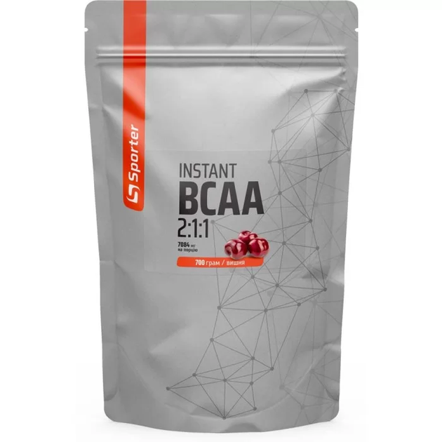 Аминокислоты Sporter BCAA Instant 700 г. (Вишня) - Фото 1 Аминокислоты Sporter BCAA Instant 700 г. (Вишня) - изображение 1