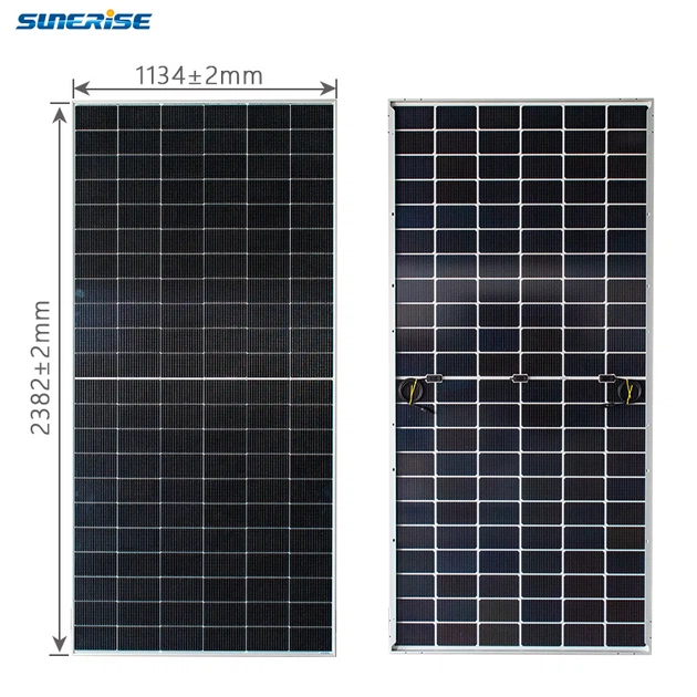 Сонячна панель Sunerise 630 Вт JC615-132-210R-DG N-тип TOPCon Bifacial (Двостороння) - зображення 4