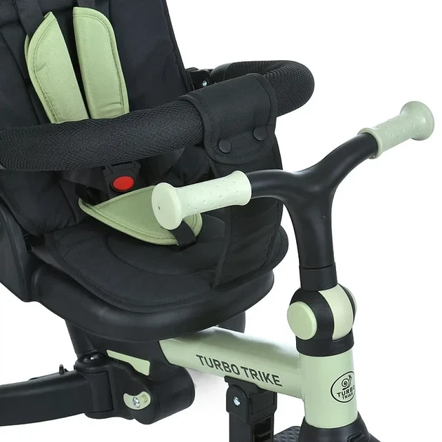 Детский трехколесный велосипед с родительской ручкой 4 в 1 Turbo Trike MT 1036 green - Фото 7 Детский трехколесный велосипед с родительской ручкой 4 в 1 Turbo Trike MT 1036 green - изображение 7