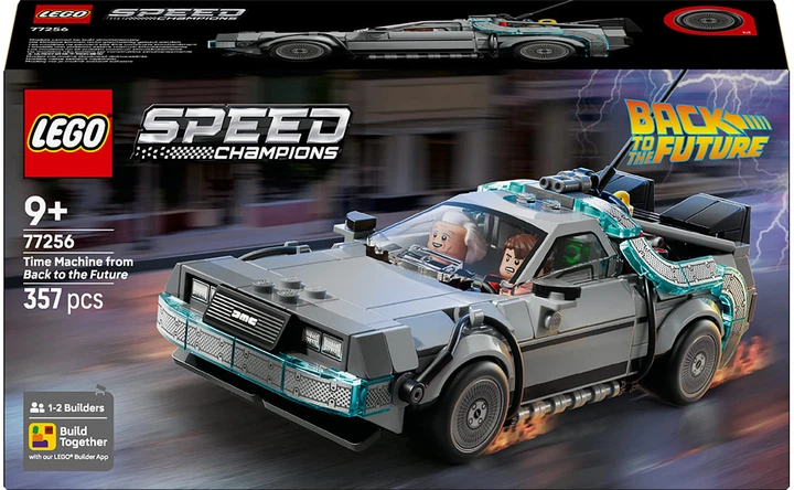 Конструктор Lego Speed Champions Машина времени из фильма "Назад в будущее", 357 деталей 77256 - Фото 1 Конструктор Lego Speed Champions Машина времени из фильма "Назад в будущее", 357 деталей 77256 - изображение 1