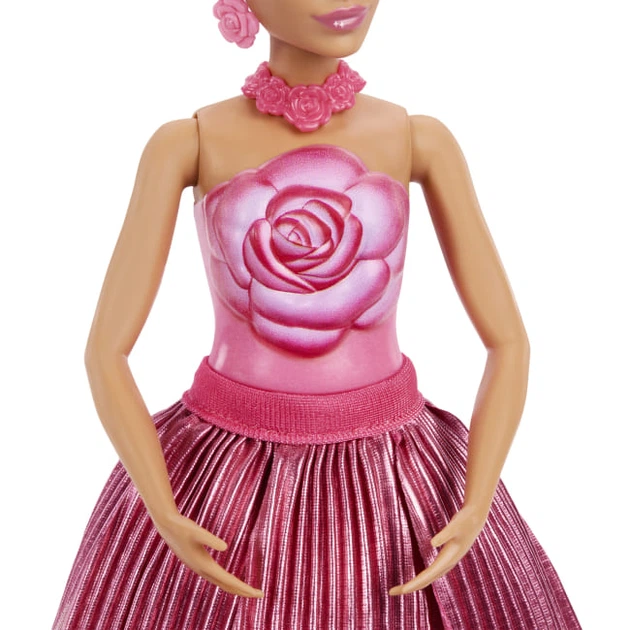 Набір-сюрприз із лялькою Barbie Petal Pop Червона троянда JMF59 - зображення 4