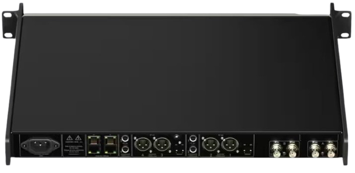 Czterokanałowy cyfrowy odbiornik bezprzewodowy Sennheiser EW-DX EM 4 Dante Band Q1-9: 470-550 MHz z interfejsem Dante, 19" 1U (4044155260489) - obraz 3