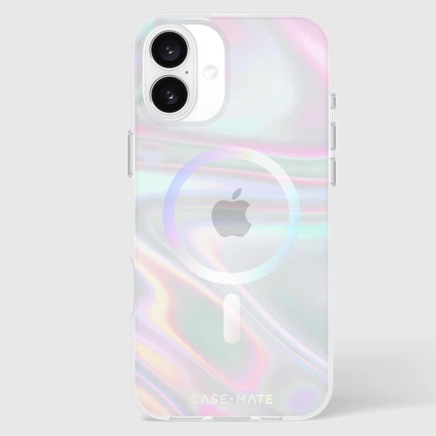 Чехол Case-Mate Soap Bubble для iPhone 16 Plus Iridescent with MagSafe (CM054372) - изображение 2