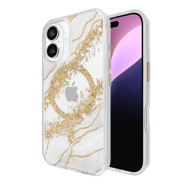 Чехол Case-Mate Karat для iPhone 16 Holographic Soap Bubble with MagSafe (CM054714) - Фото 1 Чехол Case-Mate Karat для iPhone 16 Holographic Soap Bubble with MagSafe (CM054714) - изображение 1