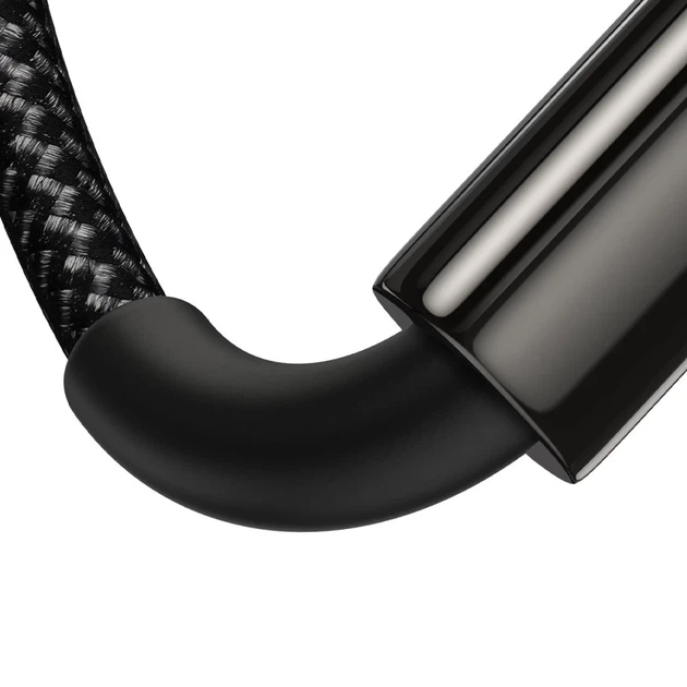 Кабель Baseus Tungsten Gold Fast Charging 100W USB-A to USB-C 1m Black (CAWJ000001) - Фото 8 Кабель Baseus Tungsten Gold Fast Charging 100W USB-A to USB-C 1m Black (CAWJ000001) - изображение 8