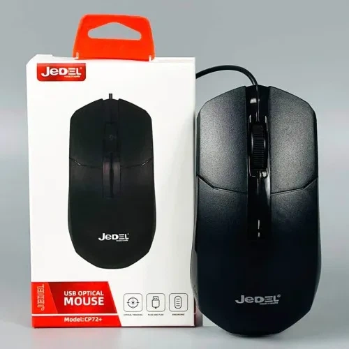 Миша USB Jedel CP72 Black - Фото 2 Миша USB Jedel CP72 Black - зображення 2