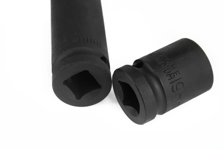 Набір ударних головок Mar-Pol M58259, 20 предметів, 1/2", 10–19 мм, короткі та довгі, для гайковерта, у металевому кейсі - зображення 6