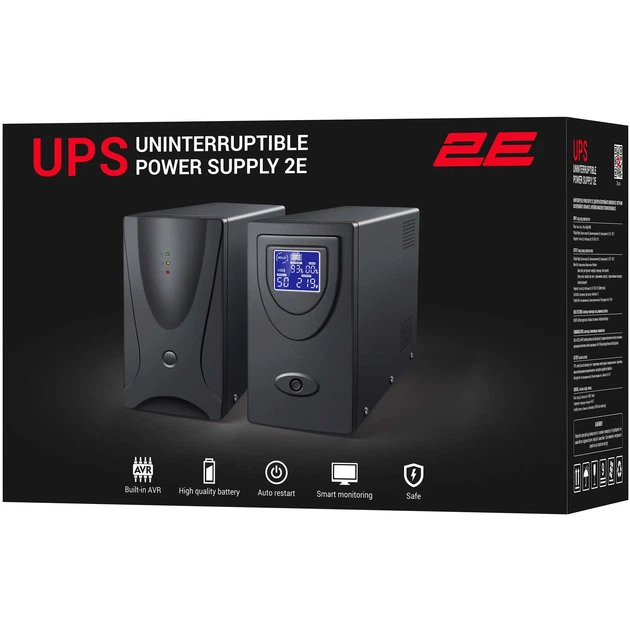 ИБП (UPS) 2E DD2000 2000VA (2E-DD2000) - Фото 4 ИБП (UPS) 2E DD2000 2000VA (2E-DD2000) - изображение 4