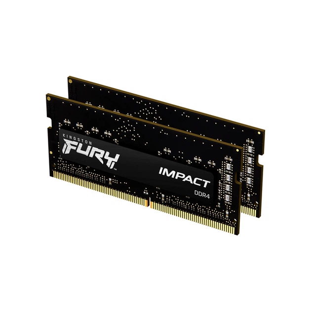 Модуль памяти Kingston FURY Impact DDR4-3200 SO-DIMM 16GB KIT (2x8GB) (KF432S20IBK2/16) - Фото 1 Модуль памяти Kingston FURY Impact DDR4-3200 SO-DIMM 16GB KIT (2x8GB) (KF432S20IBK2/16) - изображение 1