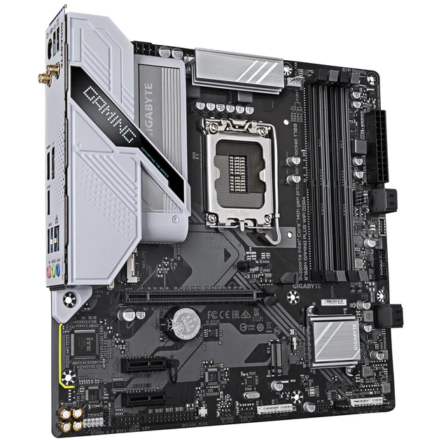 Материнська плата GIGABYTE B760M GAMING PLUS WIFI DDR4 (s1700, Intel B760, DDR4, mATX) - зображення 3