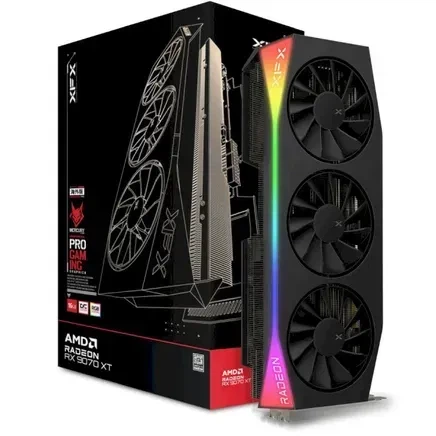 Відеокарта XFX Mercury AMD Radeon RX 9070XT OC Gaming Edition with RGB (RX-97TRGBBB9) - Фото 1 Відеокарта XFX Mercury AMD Radeon RX 9070XT OC Gaming Edition with RGB (RX-97TRGBBB9) - зображення 1