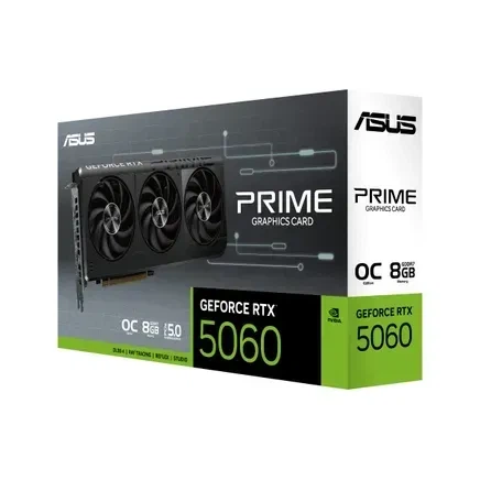 Відеокарта Asus PRIME GeForce RTX 5060 OC (PRIME-RTX5060-O8G) - Фото 9 Відеокарта Asus PRIME GeForce RTX 5060 OC (PRIME-RTX5060-O8G) - зображення 9