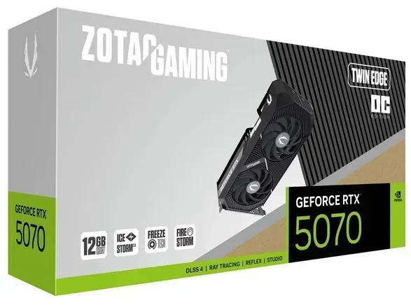 Видеокарта Zotac GeForce RTX 5070 GAMING Twin Edge OC (ZT-B50700H-10P) - изображение 7