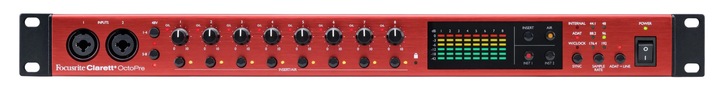 Мікрофонний передпідсилювач Focusrite Clarett OctoPre (815301001430) - Фото 1 Мікрофонний передпідсилювач Focusrite Clarett OctoPre (815301001430) - зображення 1