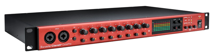 Мікрофонний передпідсилювач Focusrite Clarett OctoPre (815301001430) - Фото 2 Мікрофонний передпідсилювач Focusrite Clarett OctoPre (815301001430) - зображення 2