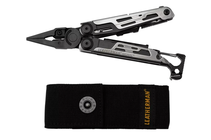 Мультитул Leatherman Signal Black & Silver, синтетичний чохол (832625) - зображення 8