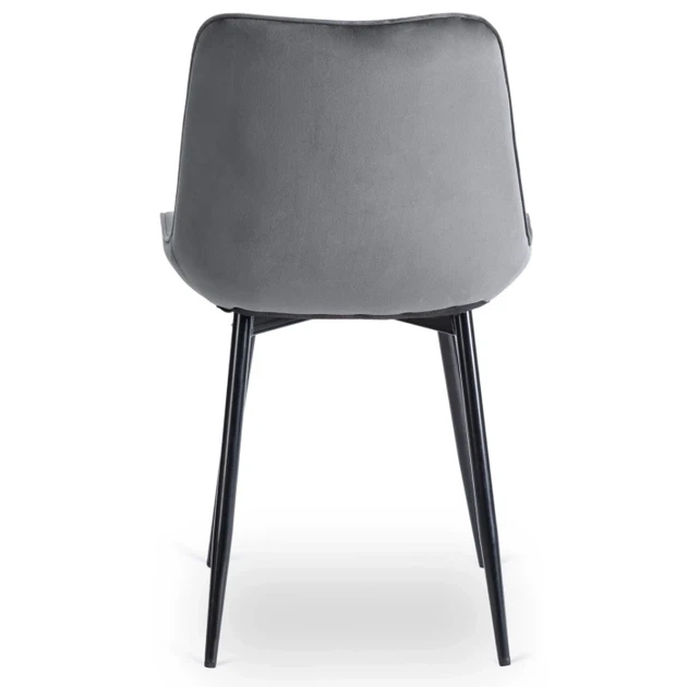 Стул MEBEL ELITE CHRIS Серый верюр ME.CHRIS/P/CZ/V/K - Фото 2 Стул MEBEL ELITE CHRIS Серый верюр ME.CHRIS/P/CZ/V/K - изображение 2
