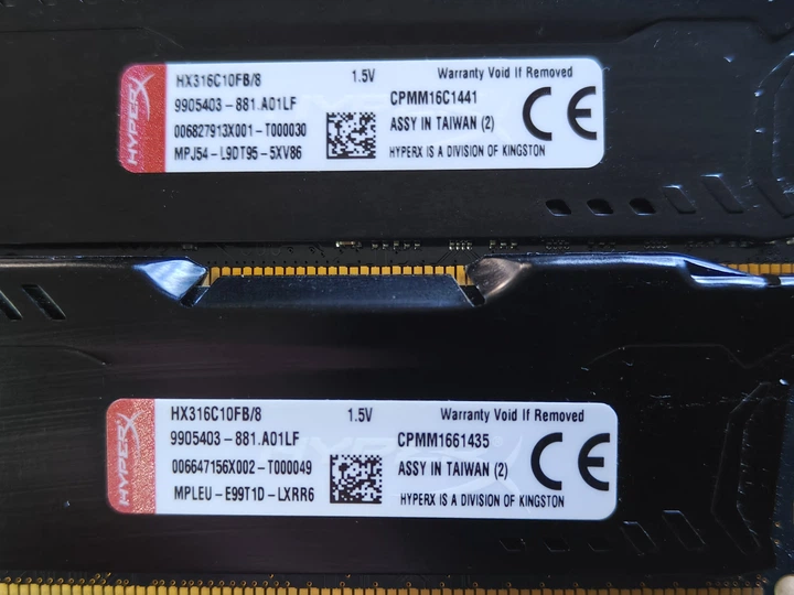 Оперативная память HyperX DDR3 16GB PC3-12800 (2x8Gb) Fury Black (HX316C10FB/8) - Фото 3 Оперативная память HyperX DDR3 16GB PC3-12800 (2x8Gb) Fury Black (HX316C10FB/8) - изображение 3