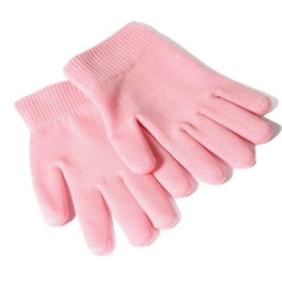 Перчатки Spa Gel Gloves увлажняющие, гелевые для ухода за кожей рук, розовые (SGG200) - изображение 2