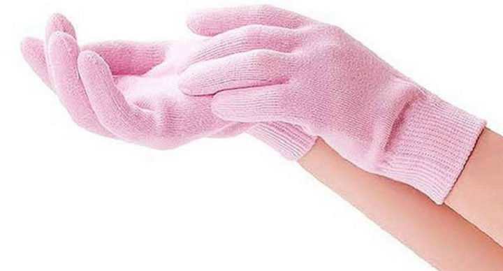 Перчатки Spa Gel Gloves увлажняющие, гелевые для ухода за кожей рук, розовые (SGG200) - изображение 4