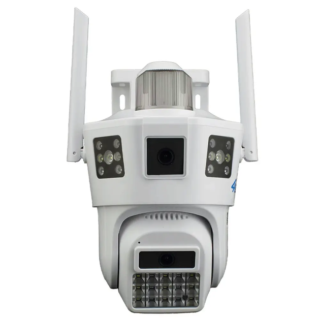 Уличная IP WiFi 3Mpx+3Mpx IP66 2 камера видеонаблюдения SD38i 3 независимых объектива (v380 APP) - Фото 7 Уличная IP WiFi 3Mpx+3Mpx IP66 2 камера видеонаблюдения SD38i 3 независимых объектива (v380 APP) - изображение 7