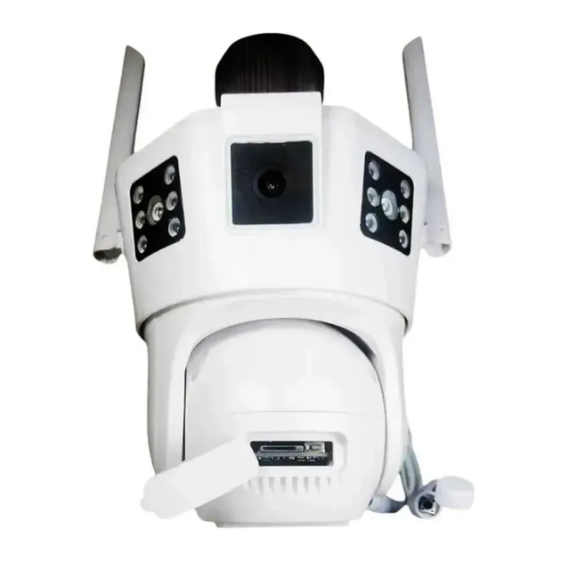 Уличная IP WiFi 3Mpx+3Mpx IP66 2 камера видеонаблюдения SD38i 3 независимых объектива (v380 APP) - Фото 8 Уличная IP WiFi 3Mpx+3Mpx IP66 2 камера видеонаблюдения SD38i 3 независимых объектива (v380 APP) - изображение 8
