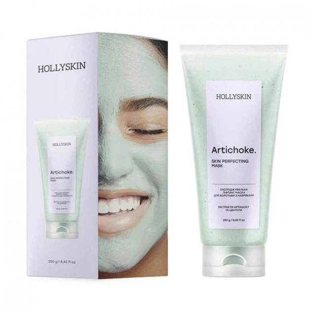 Охолоджувальна ліфтинг маска для боротьби з набряками HOLLYSKIN Artichoke. Skin Perfecting Mask - Фото 1 Охолоджувальна ліфтинг маска для боротьби з набряками HOLLYSKIN Artichoke. Skin Perfecting Mask - изображение 1