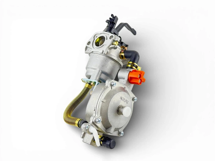 Газовий карбюратор NG/LPG для генератора 2–4 кВт (168F/170F) — газ/бензин, універсальний спарений - зображення 8