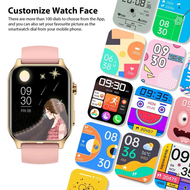Смарт часы SMART WATCH F15 з двумя сменными ремнями - изображение 6