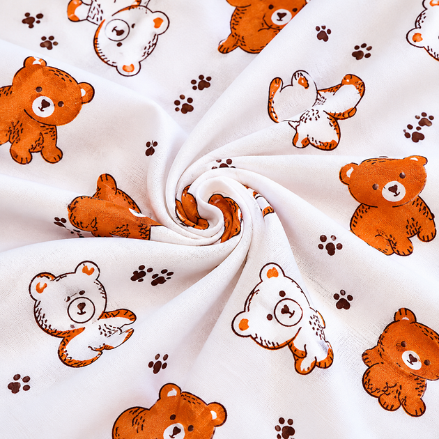 Простынь Mirson Бязь 17-0973 Sweet Teddy 150х220 см (2200013496267) - Фото 5 Простынь Mirson Бязь 17-0973 Sweet Teddy 150х220 см (2200013496267) - изображение 5