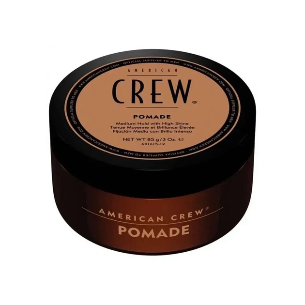Помада для волосся American Crew Pomade 85 г середня фіксація, високий блиск, водна основа та контроль чоловічої зачіски - зображення 6