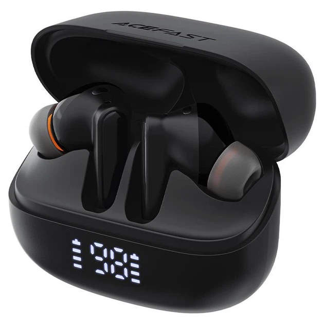 Наушники беспроводные TWS ACEFAST W1 с активным шумоподавлением ANC ENC Bluetooth 5.3 IPX4 Черные - Фото 3 Наушники беспроводные TWS ACEFAST W1 с активным шумоподавлением ANC ENC Bluetooth 5.3 IPX4 Черные - изображение 3