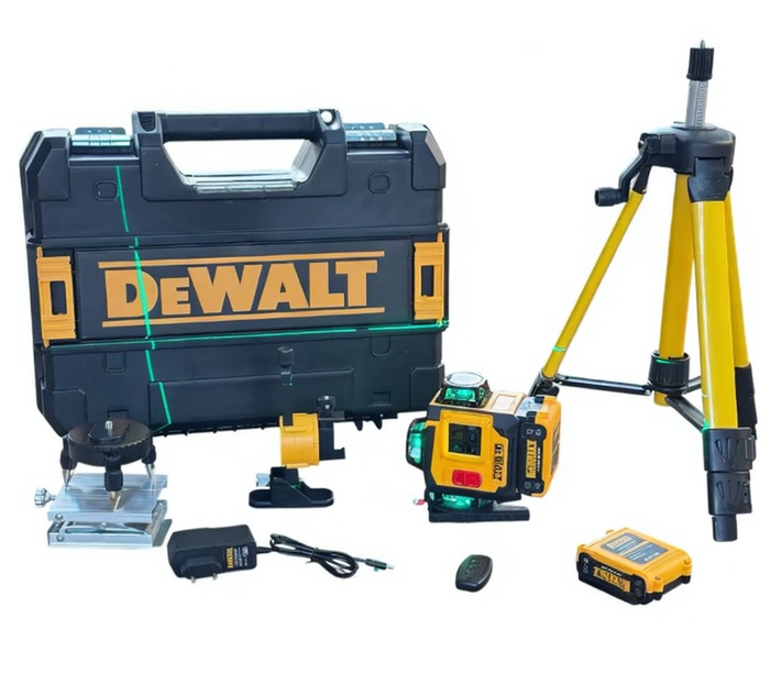 Аккумуляторный лазерный нивелир DeWalt DCLE34032N с 16 лучами и функцией 3D/4D - изображение 6