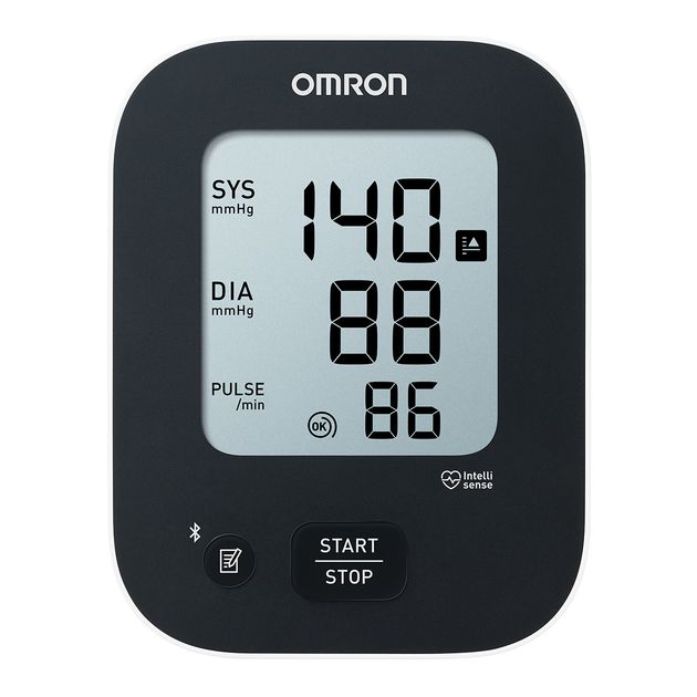 Тонометр автоматический OMRON M2+ Connect HEM-7188T1-LE на плечо с Bluetooth, манжета 22-42 см, память 30 измерений - изображение 2