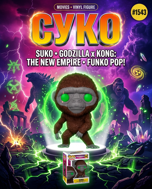 Фигурка Суко Suko Годзилла и Конг: Новая империя Godzilla x Kong: The New Empire Funko Pop фанко поп 10 см №1543 Suko1543_1 - Фото 1 Фигурка Суко Suko Годзилла и Конг: Новая империя Godzilla x Kong: The New Empire Funko Pop фанко поп 10 см №1543 Suko1543_1 - изображение 1