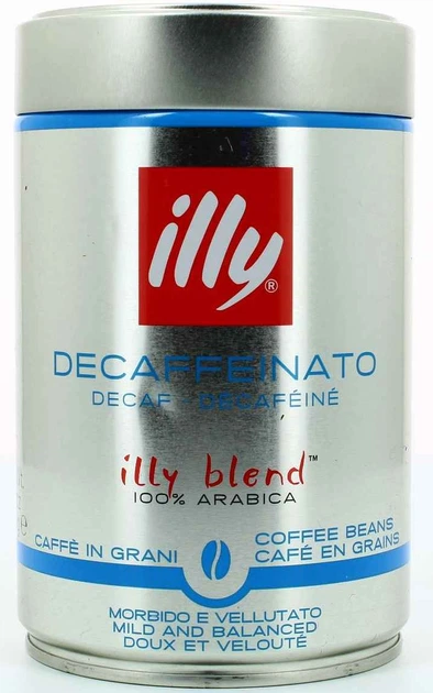 Кава в зернах Illy Decaf без кофеїну 250 г (8003753900551) - Фото 1 Кава в зернах Illy Decaf без кофеїну 250 г (8003753900551) - зображення 1